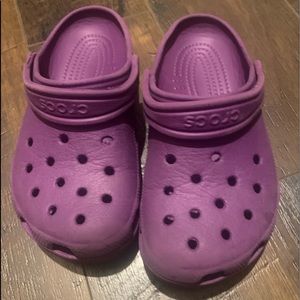 Purple  Crocks